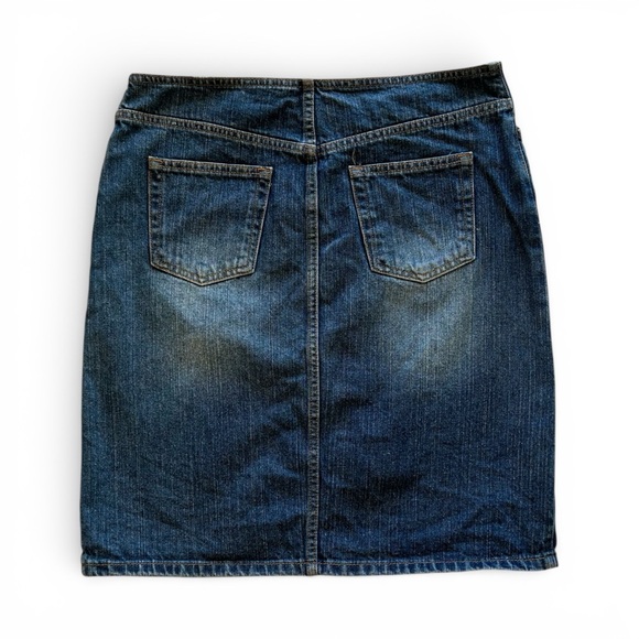 Classic Blue Denim Skirt - Picture 2 of 3